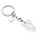 Produktbild CrystalTears Schlüsselanhänger Natürlich Edelstein Engel Anhänger Heilsteine Reiki Glücksbringer Schlüsselbund Keychain Dekoration (Bergkristall)