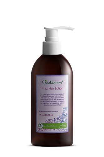 Frizz Hair Lotion | Best Frizz Hair Moisturizer | Jojoba and Avocado oils rejuvenate hair with moisture and restores radiant shine. While Mango and Shea butters smooth out cuticles to reduce frizz