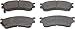 Wagner ThermoQuiet PD893 Ceramic Disc Pad Set, Front