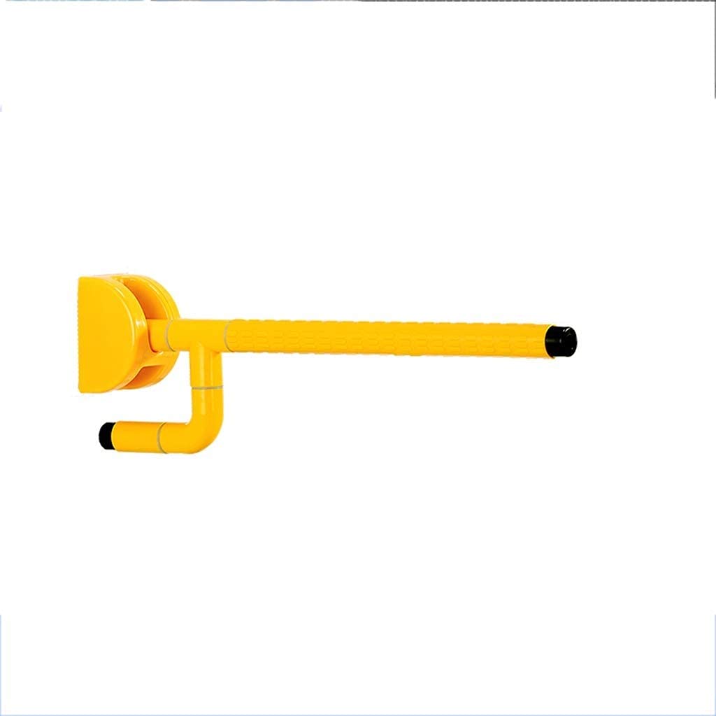 Toilet Frame Bathroom Grab Handles Handrail Bar Rails Safety Support Rail Elderly/Disabledstrong Suction Cup Anti-Slip(Yellow)