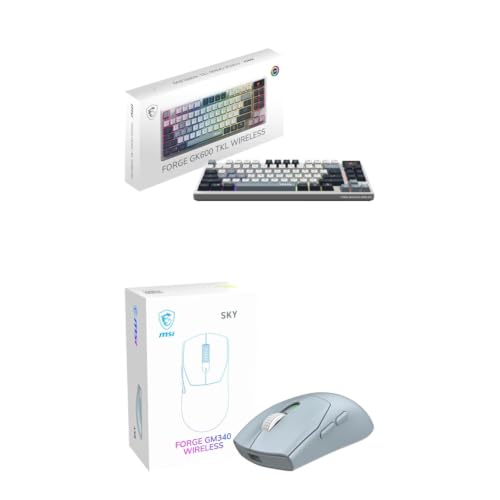 MSI Forge GK600 TKL combo parfait pour jouer et télétravailler au calme