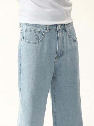 Image of AFT Torpedo Jeans for Men || Stretchable Cotton Blend Denim Fabric || Men Joker Series ||Loose Fit Baggy Style Jeans for Men||Jeans||
