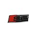 Audi 4K0071805 Scritta S6 Nero/Rosso Clip Tuning Exclusive griglia radiatore Black Edition Emblema