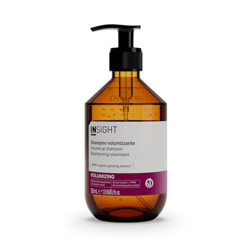 Champú Insight Volume 350 ml | para cabello suave y ligero | Envase de vidrio