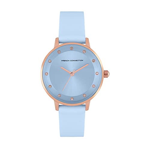 French Connection Leather Analog Blue Dial Womens Watch-Fcn00035I, Band_Rose Gold (B0B2K2Z8JK) Amazon Price History, Amazon Price Tracker