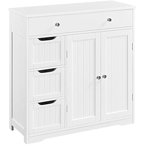 Yaheetech Free Standing Bathroom Storage Cabinet Cover
