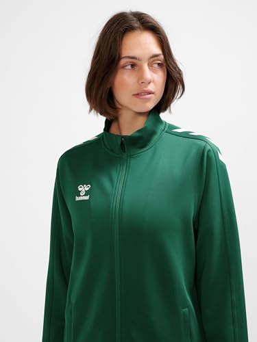 Sweat-shirt femme hummel veste zippée en polyester léger et extensible