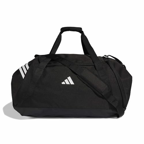 adidas Mixte Tiro Duffle Bag Large Duffel Bag, Black/White, One Size