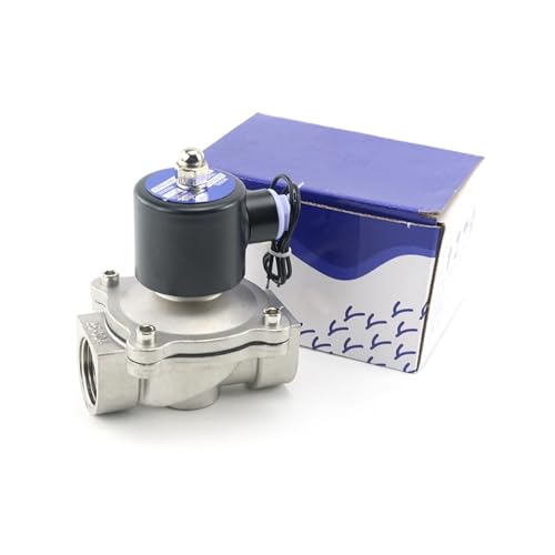 Électrovanne DN25 en acier inoxydable fermée pour stopper les fuites d'eau DC12V