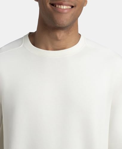 Image of Jockey US92 Men Super Combed Cotton Rich Fleece Sweatshirt with StayWarm Technology