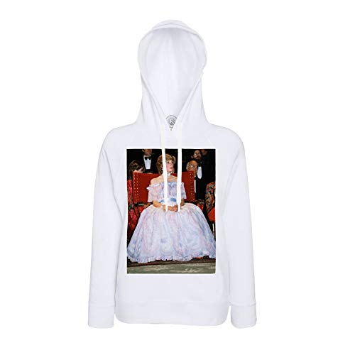 Sweat à capuche Lady Diana et sa robe de bal mythique imprimée