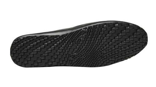 Santimon Men's Slip-On Leather Loafers with Tiger Embroidery – Foldable Dress Casual Summer Shoes with Travel Case, Waterproof Lightweight Flats2