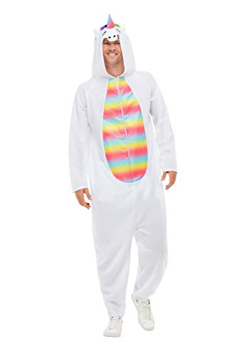 SMIFFYS, 50714XL, costume da unicorno, unisex, per adulti, bianco, taglia XL