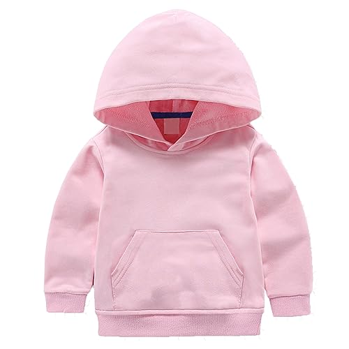Cotton Hoodies Sweatshirts for Boys Girls Cute Long Sleeve Sweatshirts Toddler Kid Casual Sports Hoodie with Pockets