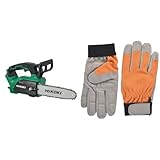 HiKOKI(ハイコーキ) 18V充電式チェーンソー CS1825DC(NN) + 振動低減手袋(Lサイズ) セット