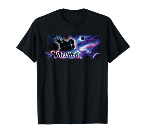 T-shirt Marvel WHAT IF The Watcher Cosmos vêtement geek coton noir