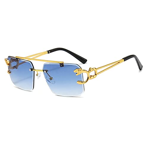 Lunettes de soleil bleu dégradé légères pour éliminer la fatigue nasale