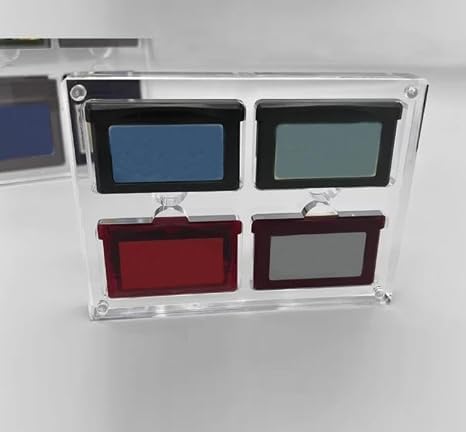 Transparent Acrylic Display Cover Magnetic Storage Box Case for Gameboy Advance GBA Game Card Box (4 Slots) image 6