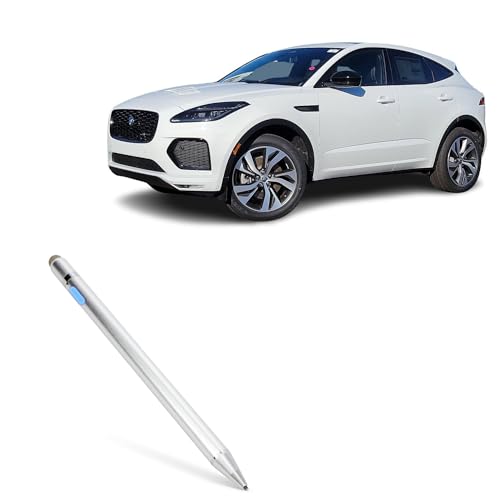 BoxWave Stylus Pen Compatible with Jaguar 2024 E-PACE Display (11.4 in) - AccuPoint Active Stylus, Electronic Stylus with Ultra Fine Tip - Metallic Silver