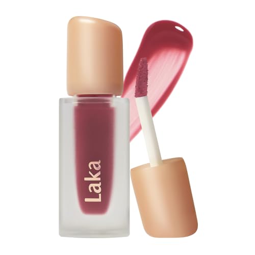 Image of Laka Fruity Glam Tint | Glowing Korean Lip Tint with Hydrating Lightweight Texture | Buildable Color, Non-Sticky High Shine Gloss | K-Beauty Korean Makeup | #169 Bloom, 0.15oz