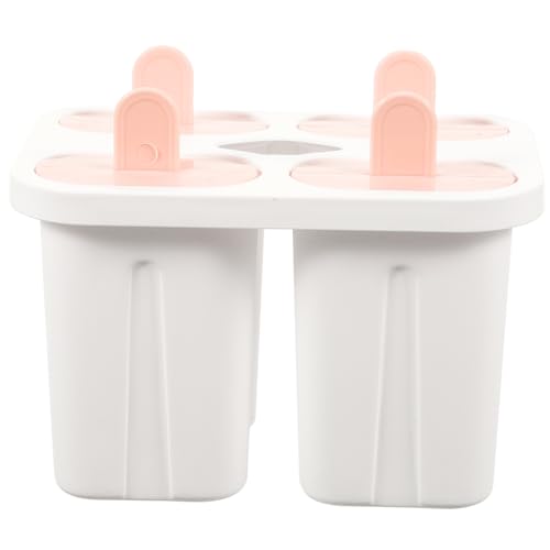 MUCKLILY 1 Set Silicone Ice Lolly Making Mold Sucker Making Tool with Random Lids for Homemade Ice Popsicles Easy to Reusable for Family Fun Random Color