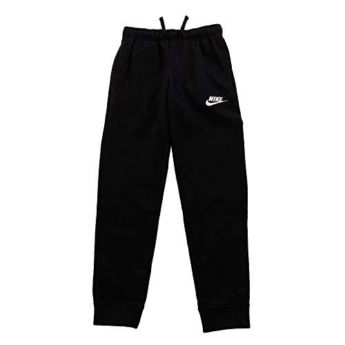 Nike Boy's Sportswear Pants, Black/White, Small