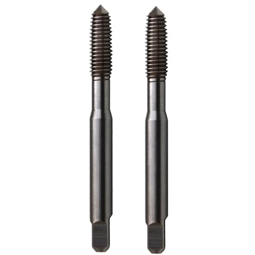 WKSTOOL M2.5×0.45 2Pcs/set High-Speed Steel Chip Free Thread Forming Precision Screw Taps,Cold Chipless Roll Taps