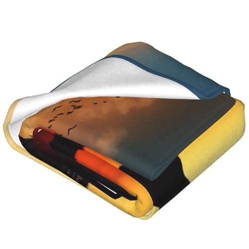 Couverture girafe en flanelle de microfibre pour canapé - 3
