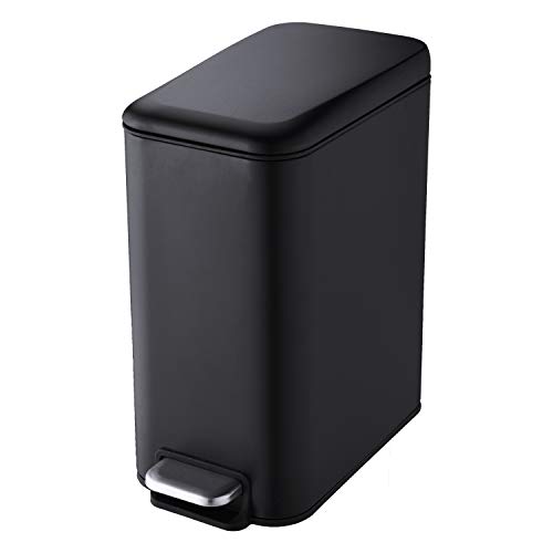 Caneca de basura rectangular HILFA 5 litros acero inoxidable