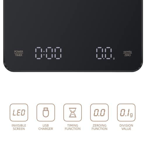 VIA CREMA Bilancia da Caffè Bilancia di Precisione...