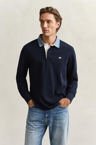 Sweat shirt Gant Polo Heavy Rugger Shield EU - vue 9