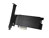 Micro Connectors Connectors M.2 NVMe SSD PCIe 4.0 Adapter with Covered Heat Sink PCIE-M20804HS