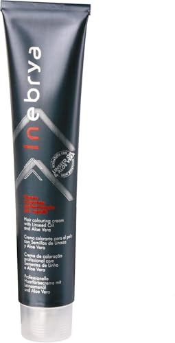 INEBRYA Permanente Haarfarbe mit Leinsamen und Aloe Vera 100ml (- 5 reines Hellbraun)