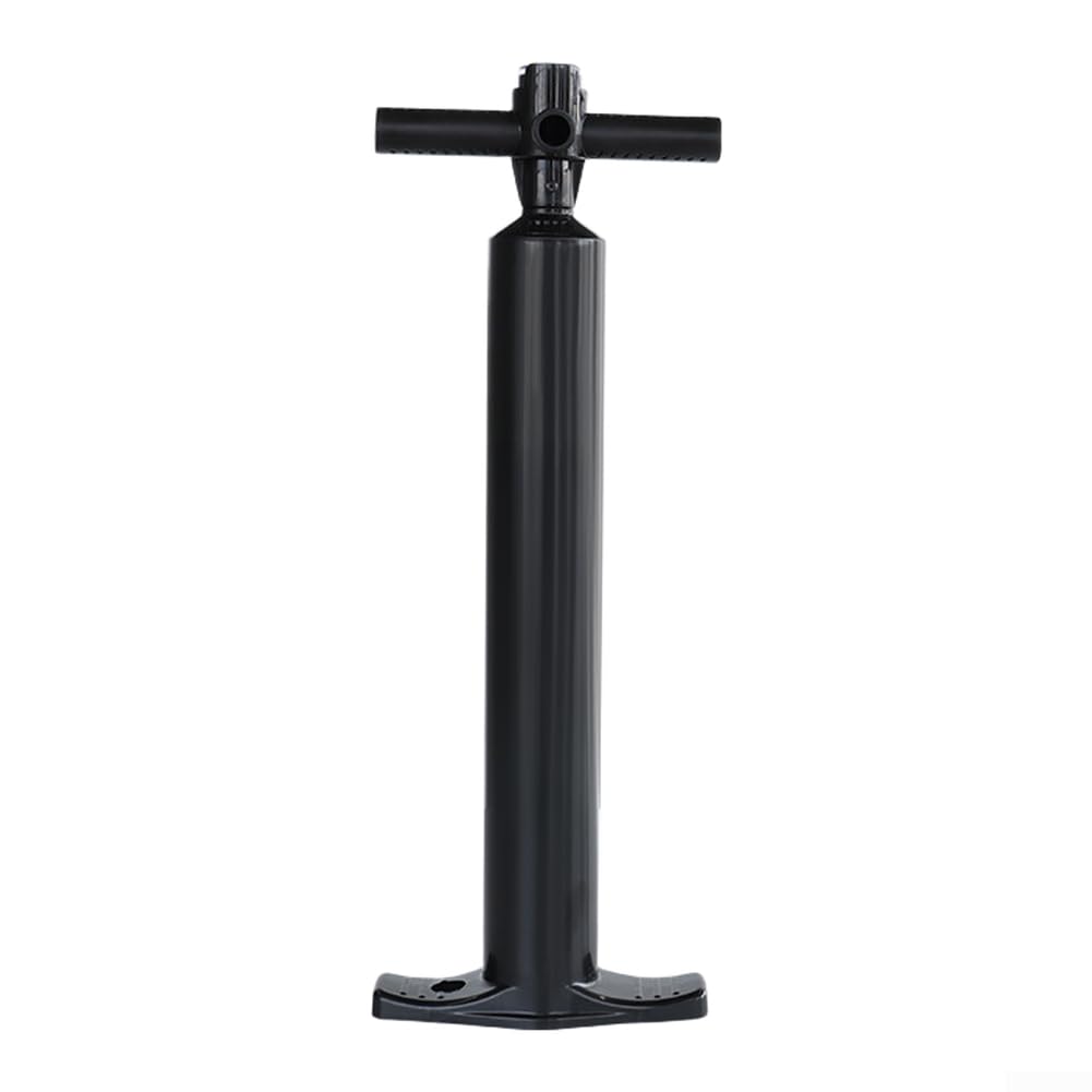 Honseadek Pompa manuale a due vie per tavole gonfiabili Kayak Gommone Barche di gomma Valvola unidirezionale Tavola da surf Strumento di gonfiaggio Portatile Accessori per sport acquatici Nero