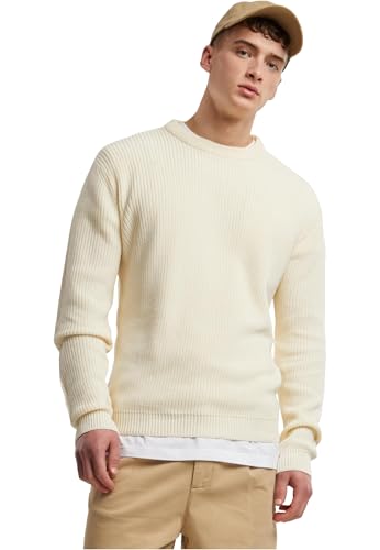 Rib Basic Sweater Urban Classics - Pull en maille côtelée col rond pour homme style casual