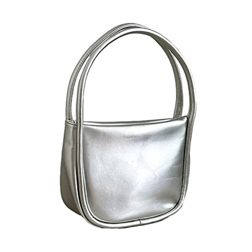 Sac à bandoulière couleur unie en cuir synthétique souple style coréen