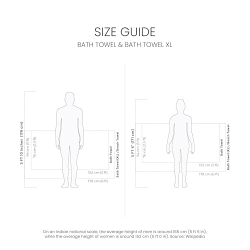 Image of HABER Bath Towel Cotton, Ultra Soft & Highly Absorbent, Quick Dry Lightweight Luxury Towel for Bathroom, Spa & Travel-Beige (Pack of 1, Large Size 76x 152cm, Summer Friendly, Fast Drying)
