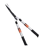 Edward Tools Pro Gear Lever Hedge Shears - 29” - 34” - Telescoping...