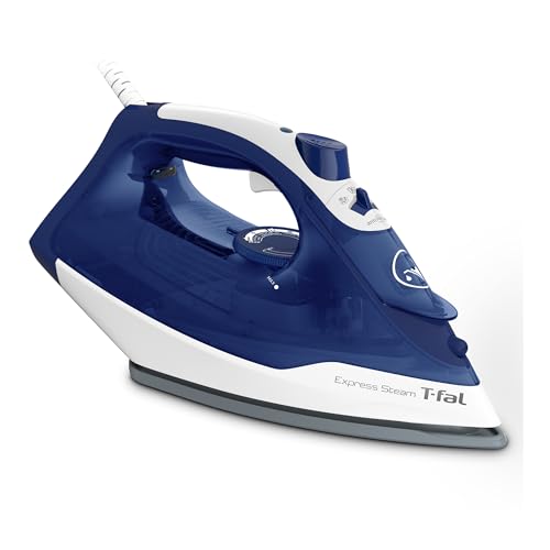 La mejor selección de Plancha Tefal Walmart Top 5. 46 Plancha de Vapor T-Fal Express Steam Azul Suela True Ceramic Glide, 1600 W, FV2864X0