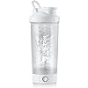 VOLTRX Protein Shaker Bottle, Merger USB C Rechargeable Electric Protein Shake Mixer, Shaker Cups for Protein Shakes and Meal Replacement Shakes, BPA Free, 24oz
