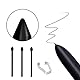 3 STK. Originale S Pen Nibs für den Samsung Galaxy S Pen Tips für Tab S10 / S9 /S8/ S7 / S6 / S24 / S23 / S22 / S21 / Note 20 / Note 10 Alle Versionen(3 STK. Schwarz)