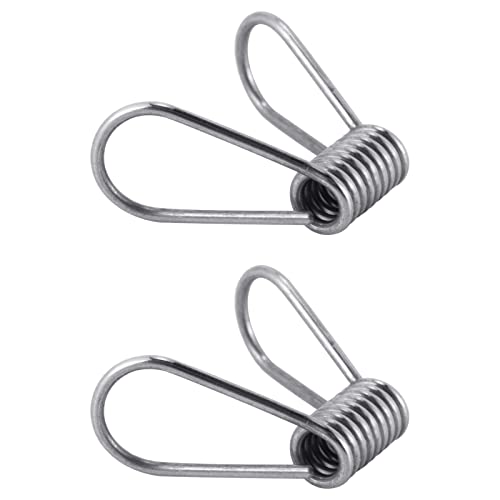 Dr.Fish 2 Pack Loop Clamp Fly Tying Material Separate CDC Fibers and Feathers Stainless Steel Fly Fishing Tool