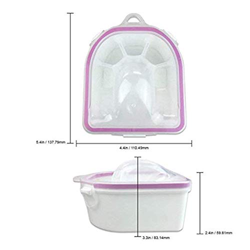 Beauticom Manicure Bowls Nail Art Hand Soak Treatment Bowls (REMOVABLE MANICURE BOWL, 2 Pieces)