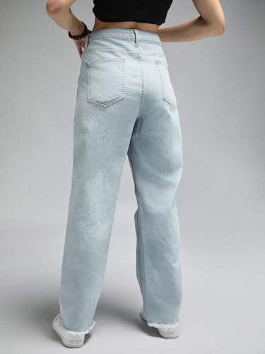 Image of HIGH Star Women's Straight Fit Mid Rise Jeans