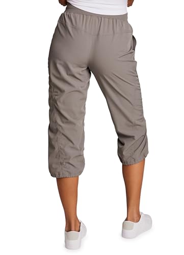 Image of RBX Active Capri Pants for Women Joggers Stretch Lightweight Women's Casual Pant Capri with Drawstring