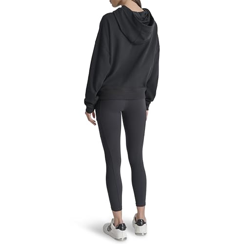 DKNY womens Ombre Logo Hoodie Sweatshirt4