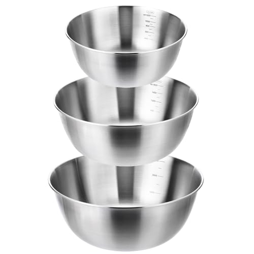 Set de 3 Tazones de Acero Inoxidable para Mezclar miniatura 1