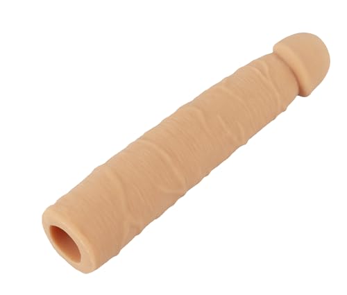 Nature Skin Manche d'extension Gaines pour pénis Couleur De Peau Lumière 90.6 cm/2.5-3.5 cm