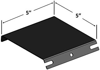Universal Shelf for Small Cable Box Satellite Receiver or Streaming Media Devices for Nearly Any Thin Flat Panel TV - TOP SHELF 1 Pack