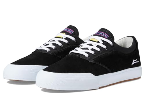 Lakai Wilkins Men's Skateboarding Shoes, Black Suede, 5
